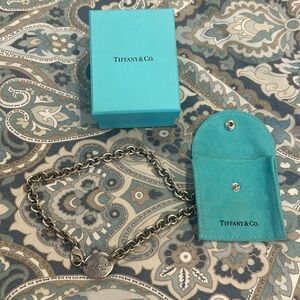 Tiffany & co tag necklace
